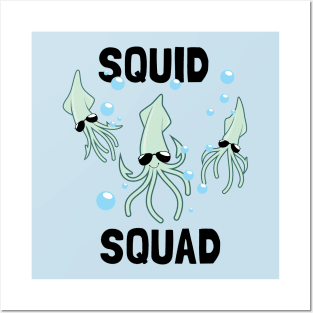 Squid Squad Posters and Art